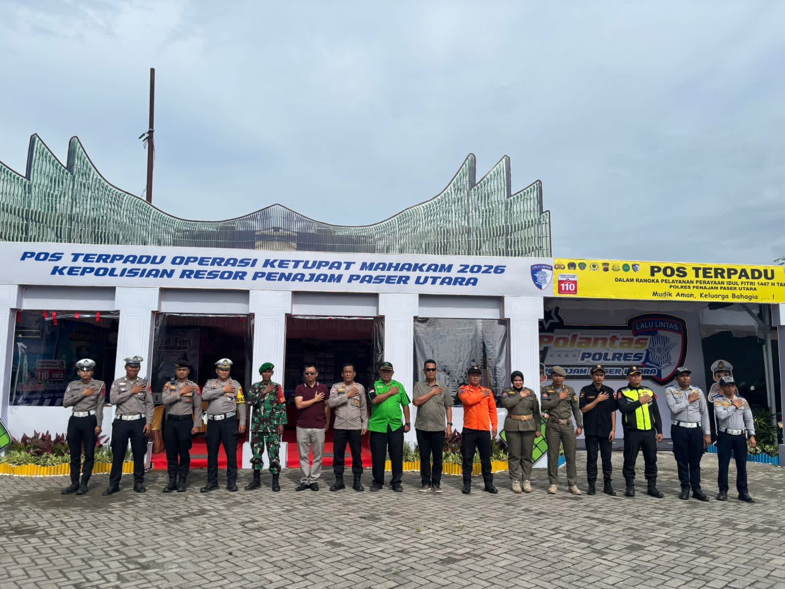 jajaran Polres PPU telah menyiapkan sejumlah Pos Pengamanan yang tersebar  di wilayah Kab.Penajam Paser Utara. – Polres Kutai Timur